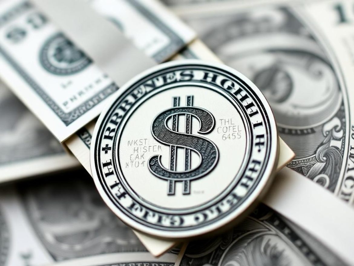 Dans une salle des machines financière, une pieuvre-dollar actionne des leviers “Eurodollar” tandis qu’une mini-Fed en uniforme souffle sur un sifflet.