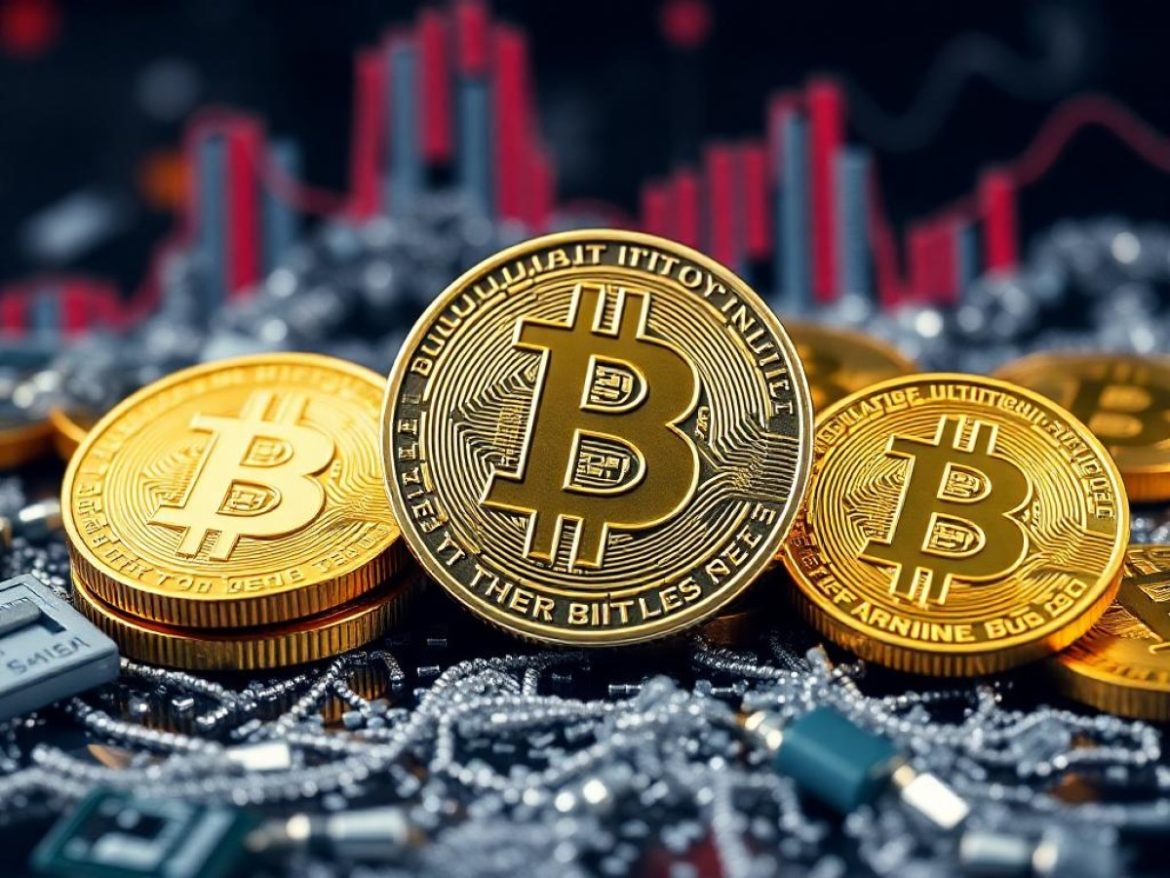 L’avalanche de liquidations crypto emportée par des dominos de leviers, sous un ciel orageux où la Fed, la BoJ et une courbe “10Y → 5 %” dominent l’arrière-plan.