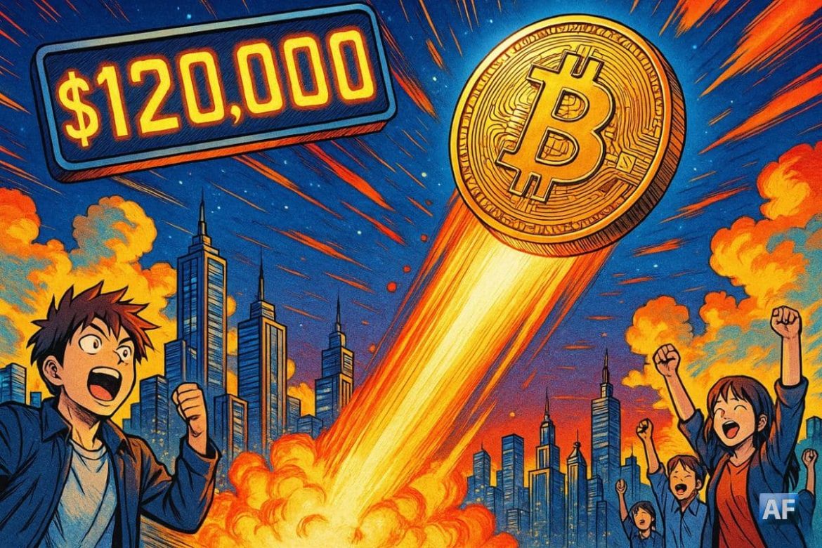 Bitcoin s’emballe : vers un sommet inédit à 120 000 $ ?