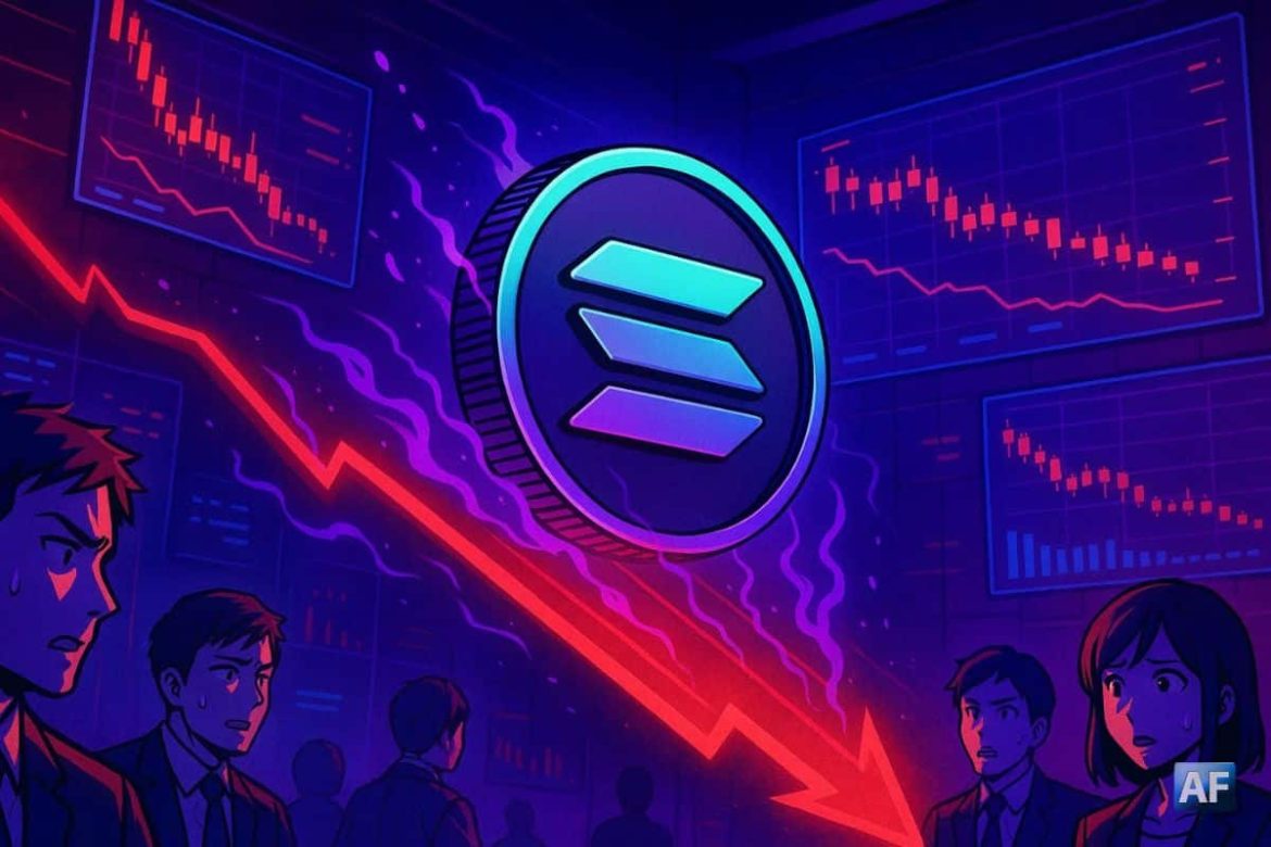 Solana glisse à un plus bas de 5 mois, les ETF en panne d’afflux