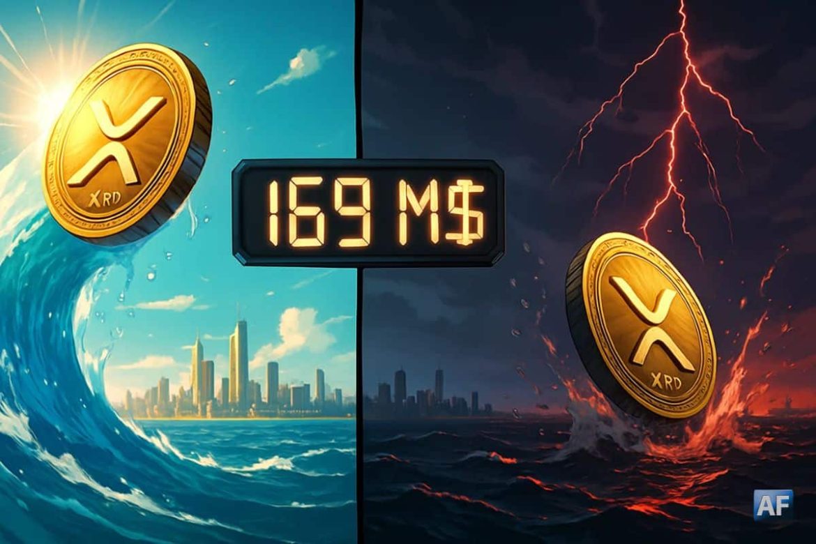 169 M$ échangés, XRP est il sur le point de rebondir ou de plonger ?